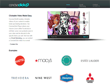Tablet Screenshot of conciseclick.com